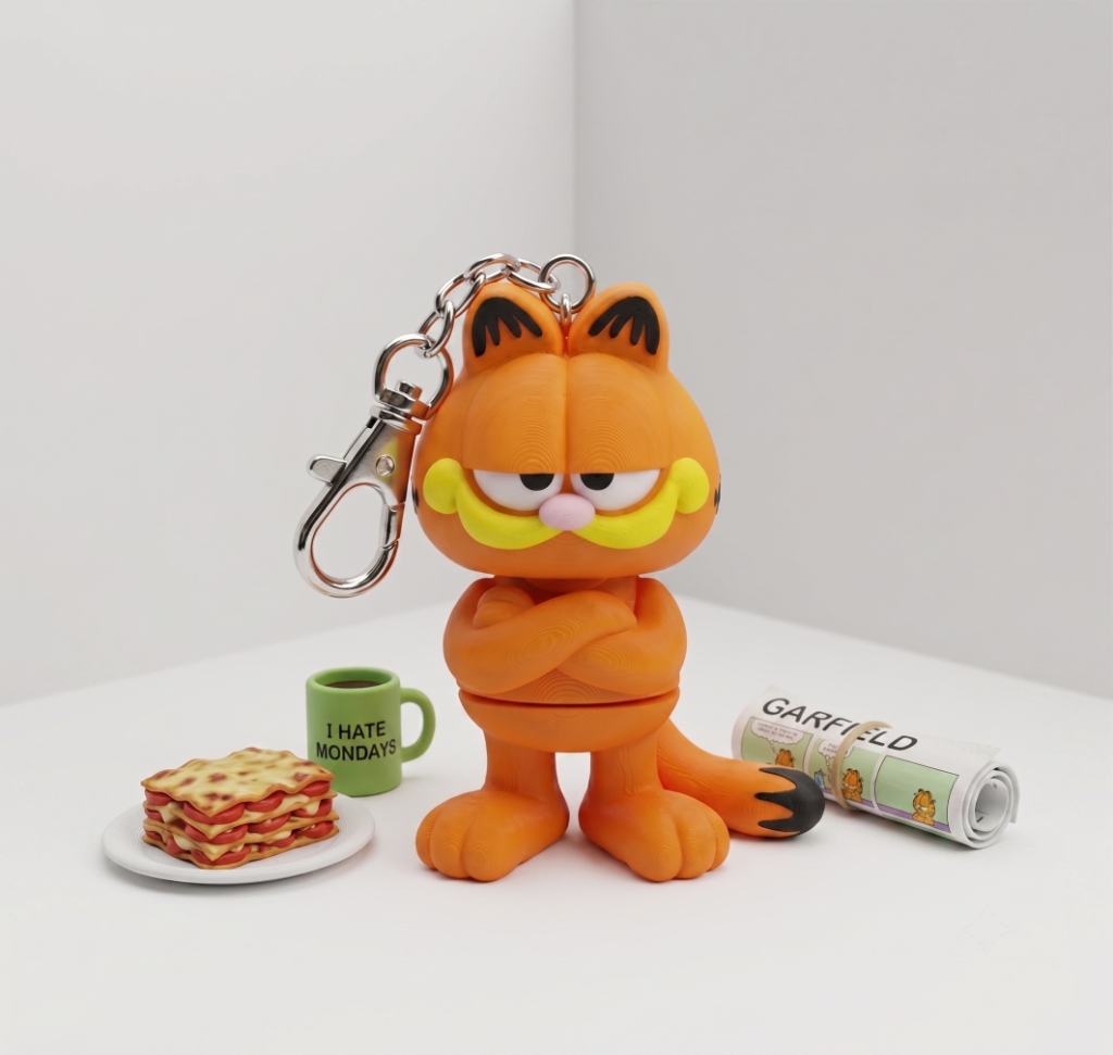 Garfield Flexi Keychain