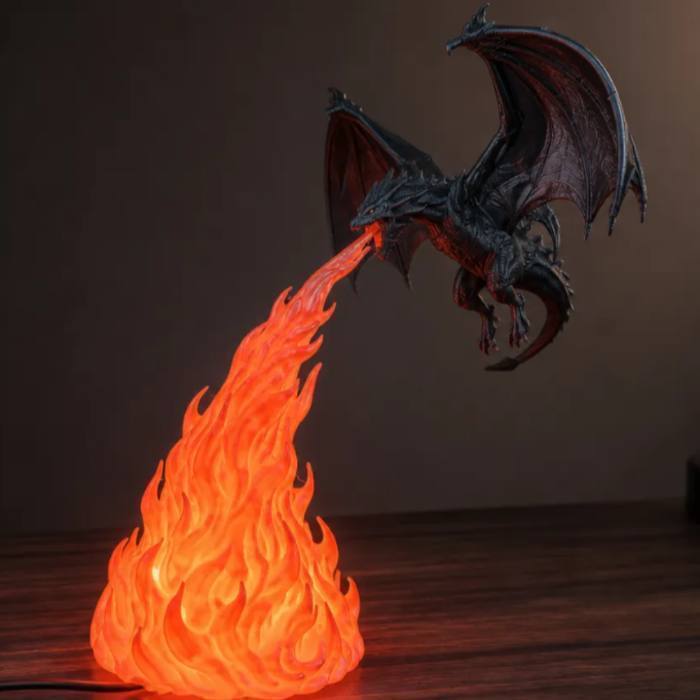 Dragon Flame Lamp
