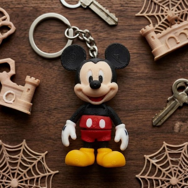 Mickey Mouse Flexi Keychain