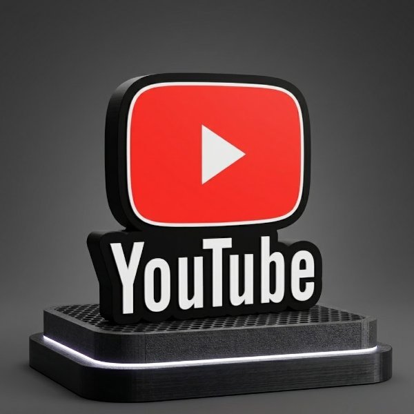 YouTube LED Lightbox Sign
