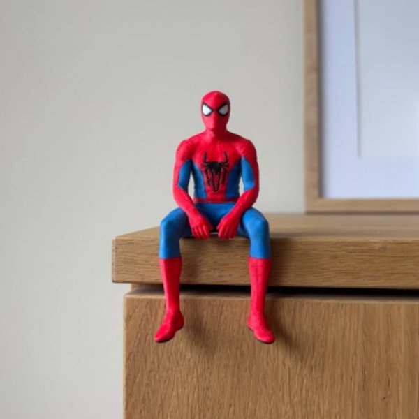 Spiderman Sitting Figurine