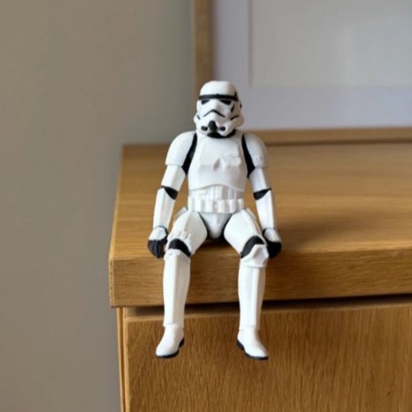 Stormtrooper Sitting Figurine