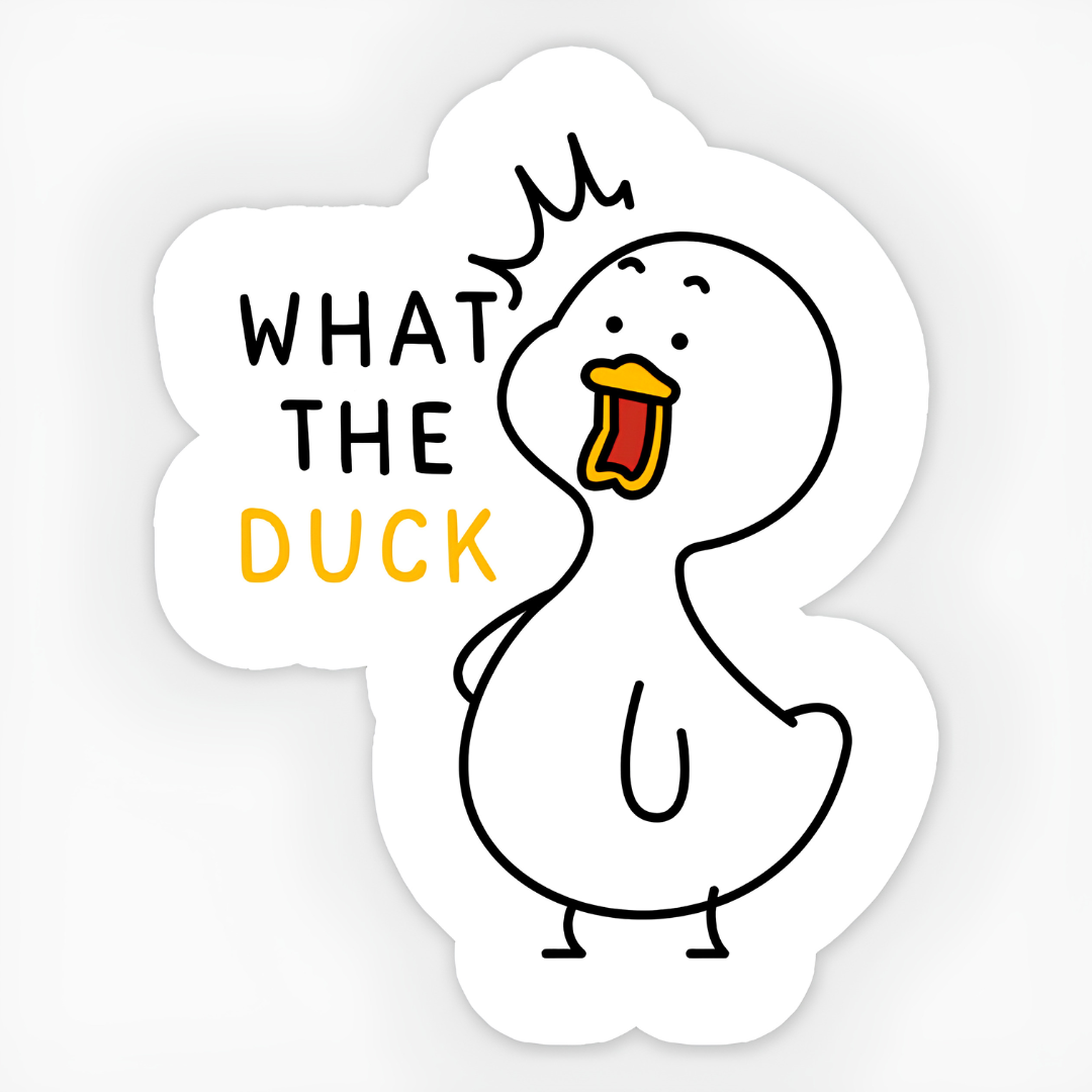 What the Duck Sticker